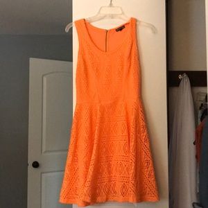 Bright summer orange dress!
